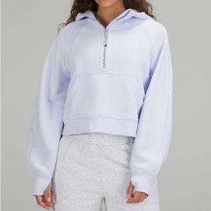 lululemon scuba oversized half-zip hoodie